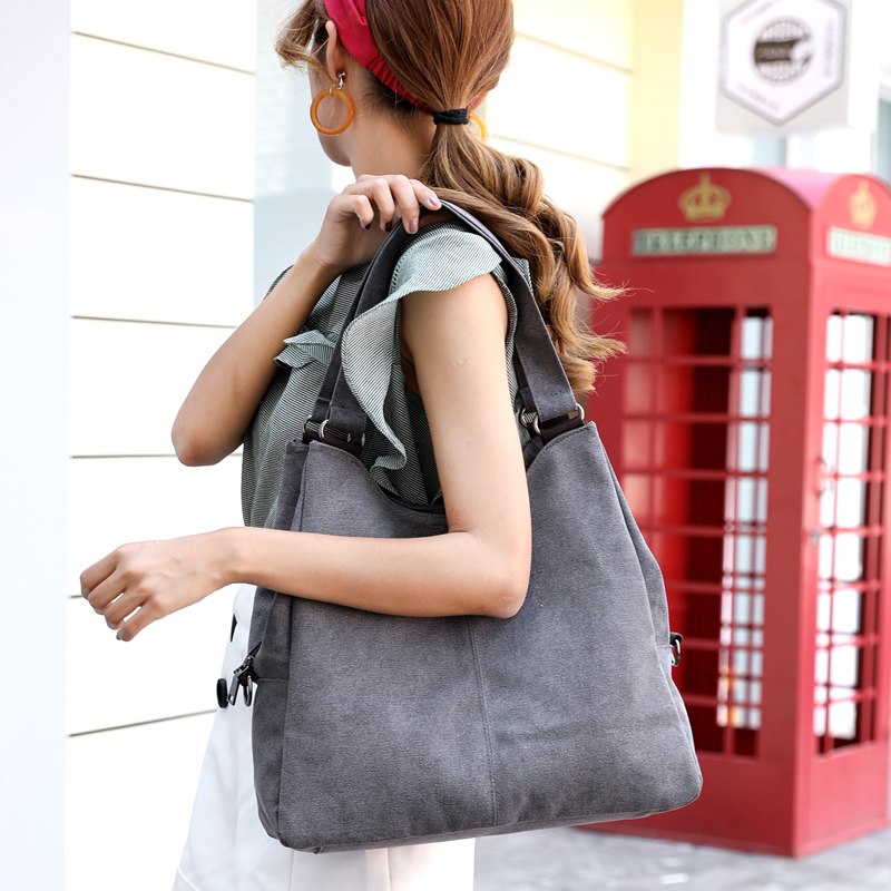 Canvas Shoulder Bag Tote Ladies Hand Bags Luxury Handbags 