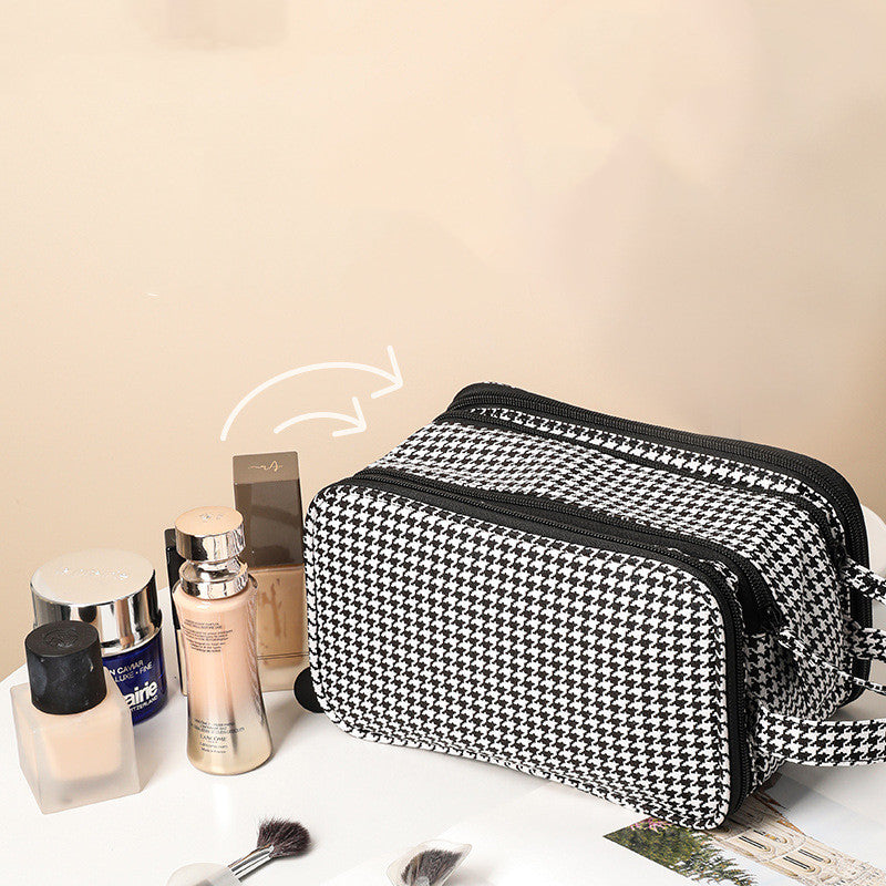 Women's Fashion Large Capacity Suitcase Cosmetic Bag