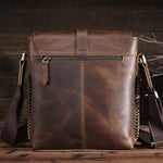 leather top leather messenger bag