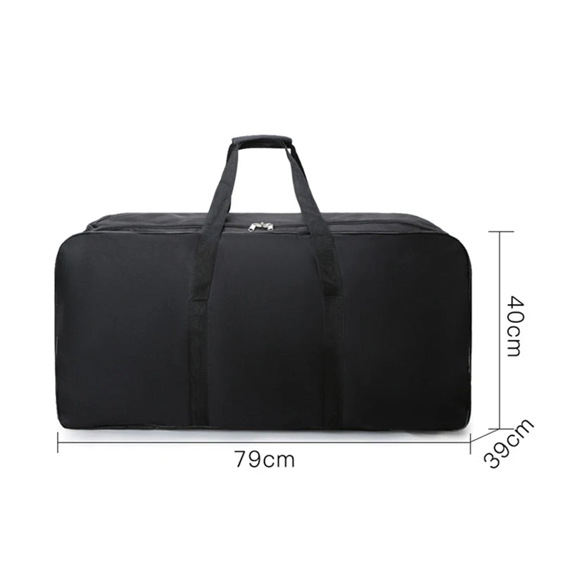 unisex universal wheel travel bag large capacity duffle durable oxford