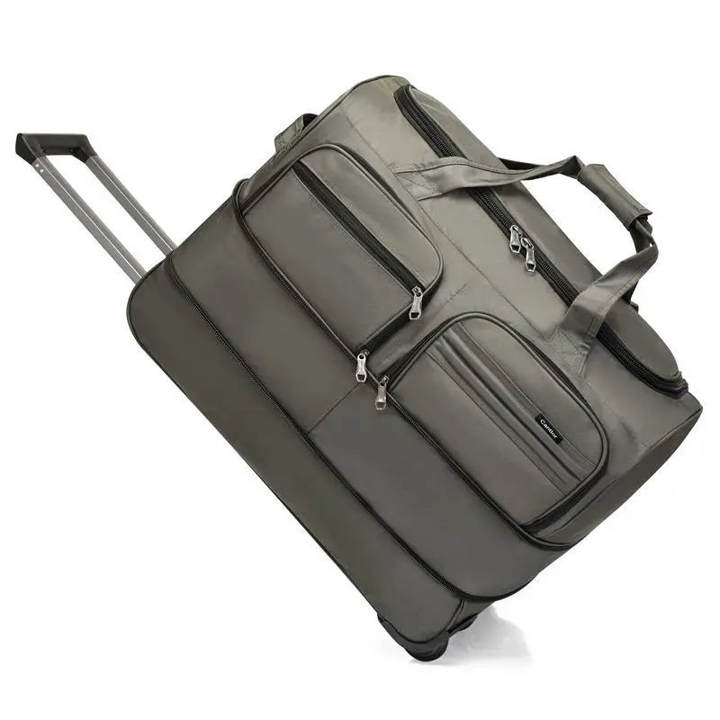 Large capacity Trolley Bags With Wheels Wheeled bag Foldable Oxford Lu