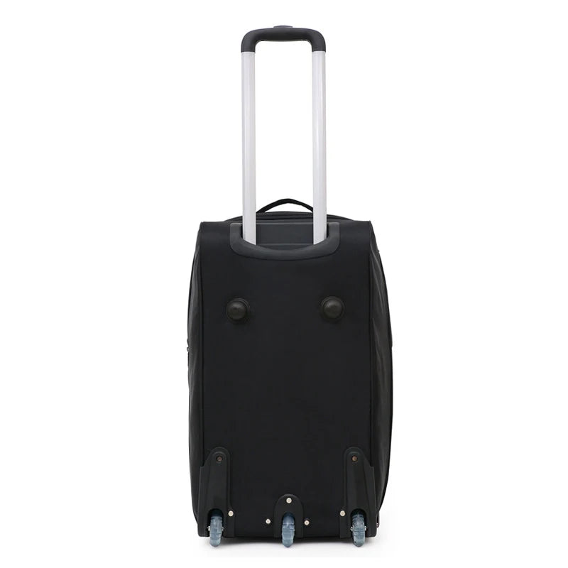 Large capacity Trolley Bags With Wheels Wheeled bag Foldable Oxford Lu