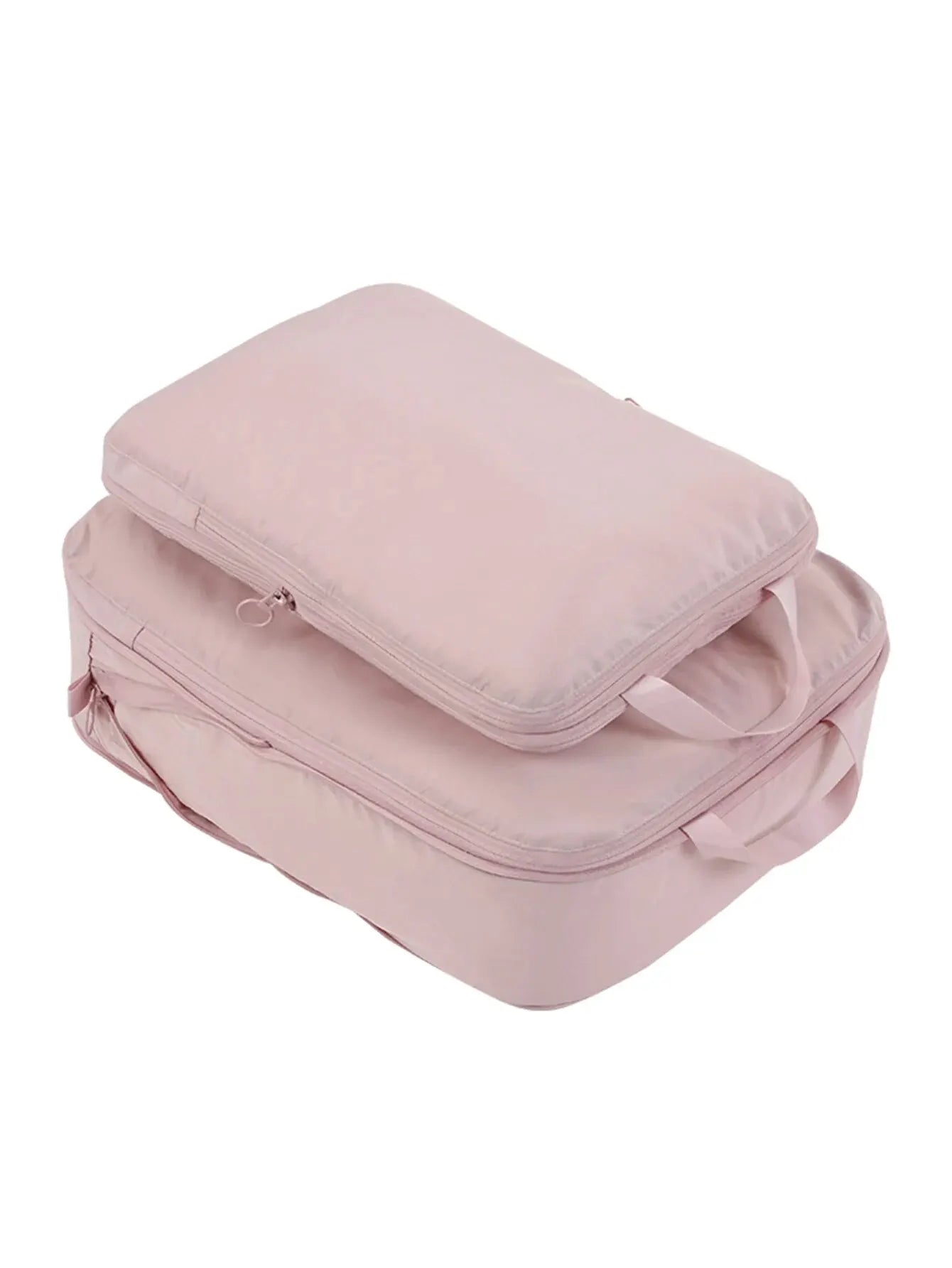 2pcs travel compression packing cubes bag portable suitcase clothes