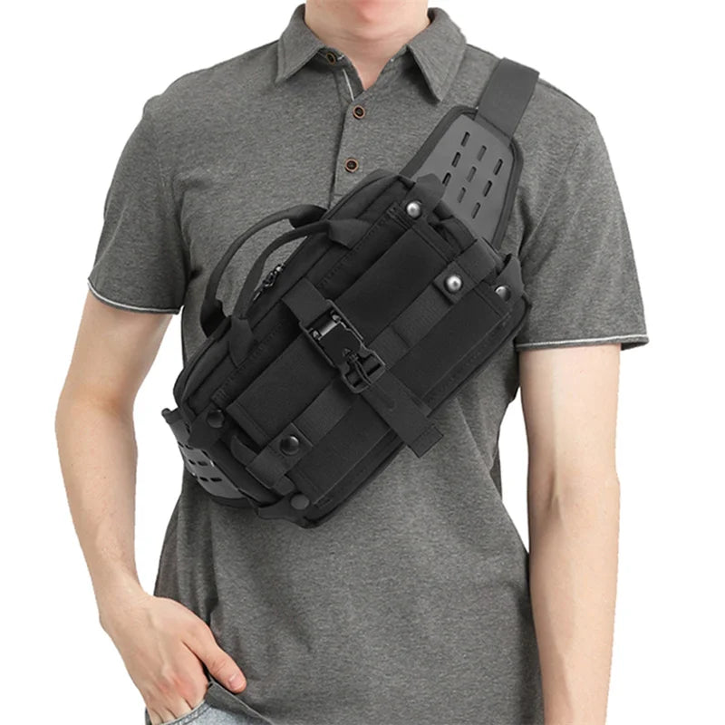 High Quality Waterproof Oxford Men's Waist Bags Multifunction Outdoor 