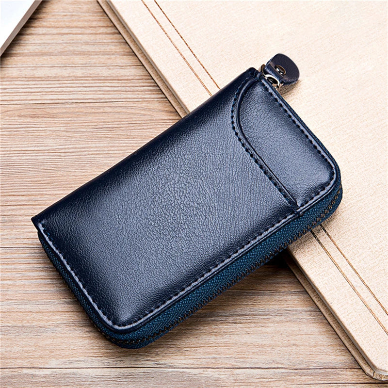 Leather Keychain Men Women Key Holder Organizer Pouch PU Case Split Ca