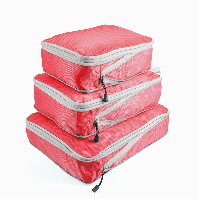 travel storage bag compressible packing cubes travel suitcase luggage