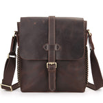 leather top leather messenger bag