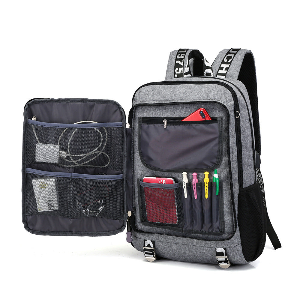 Smart Usb Charging Computer Bag Large Capacity Students