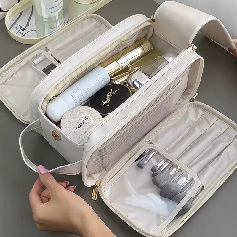 Women's Fashion Large Capacity Suitcase Cosmetic Bag