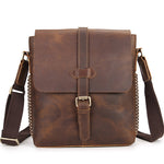 leather top leather messenger bag